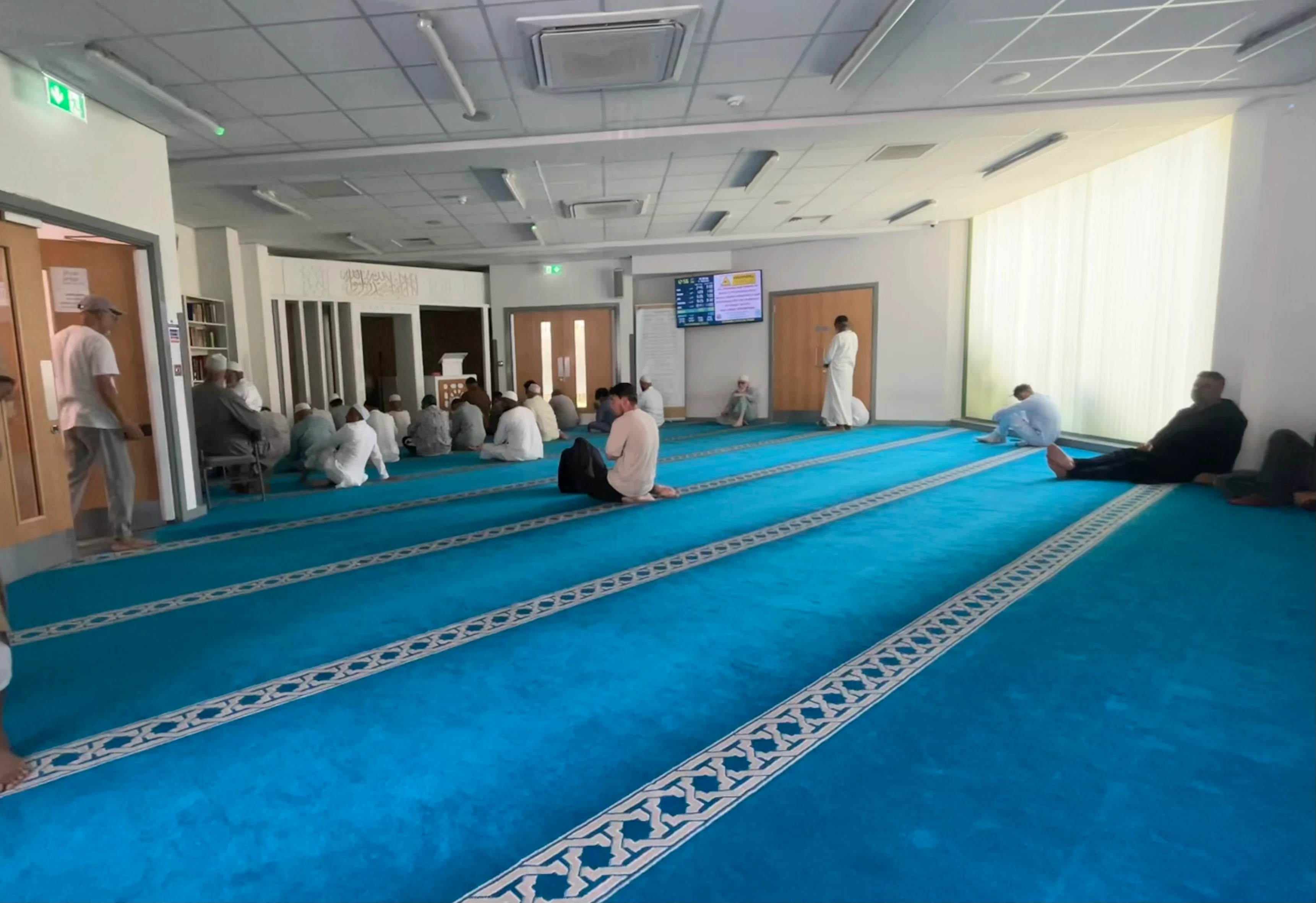 Interior of Docklands Community Centre Masjid